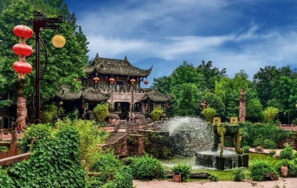 Città antica di Huanglongxi: un viaggio dal vivo dai tre regni Wharf alla città dell'acqua di Tianfu-2