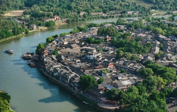 Città antica di Huanglongxi: un viaggio dal vivo dai tre regni Wharf alla città dell'acqua di Tianfu-4