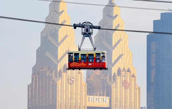 Канатная дорога реки Чунцин Янцзы: паром из городского «аэробуса» в 8D Magical Landmark-4