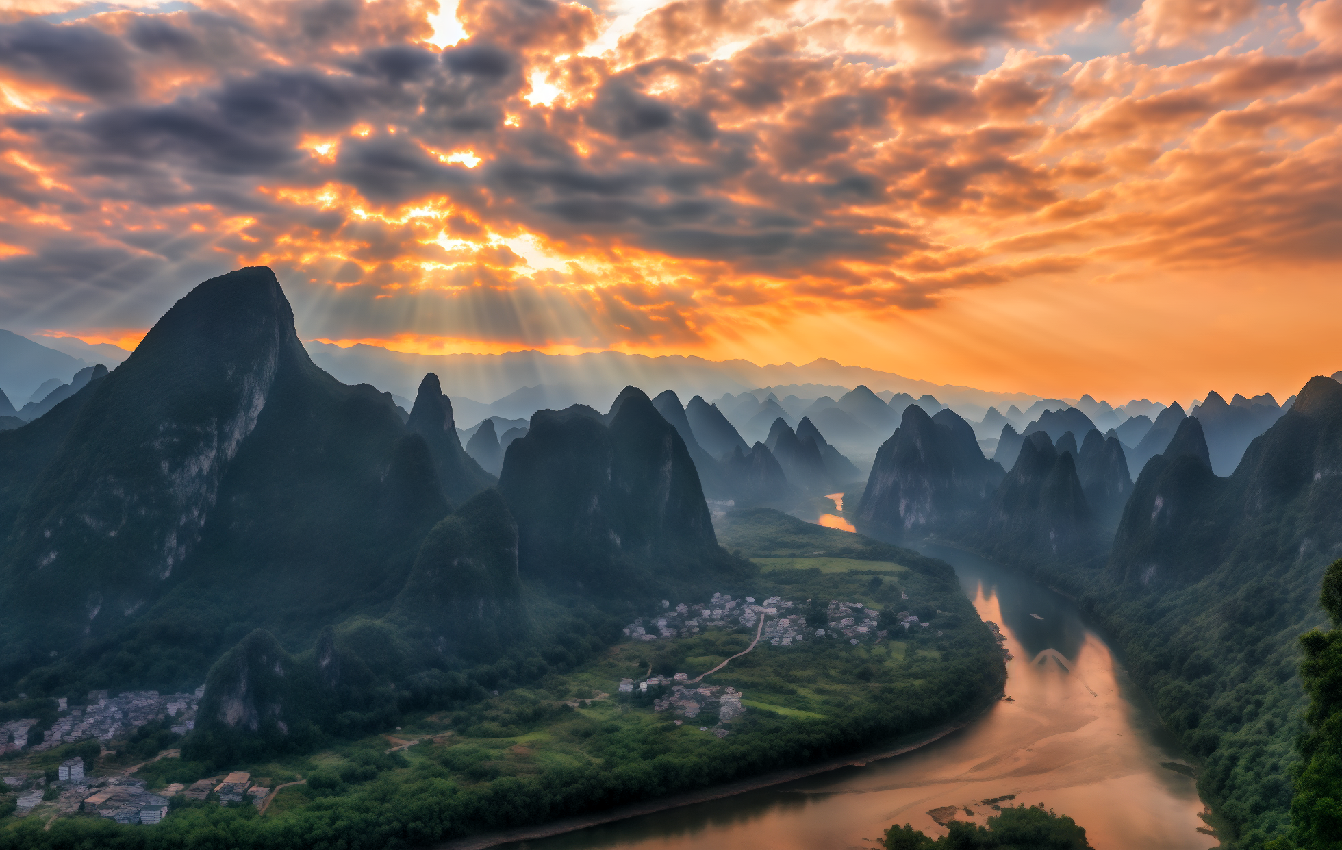 Xianggong Mountain: A Photographer's Paradise Overlooking the Li River's 