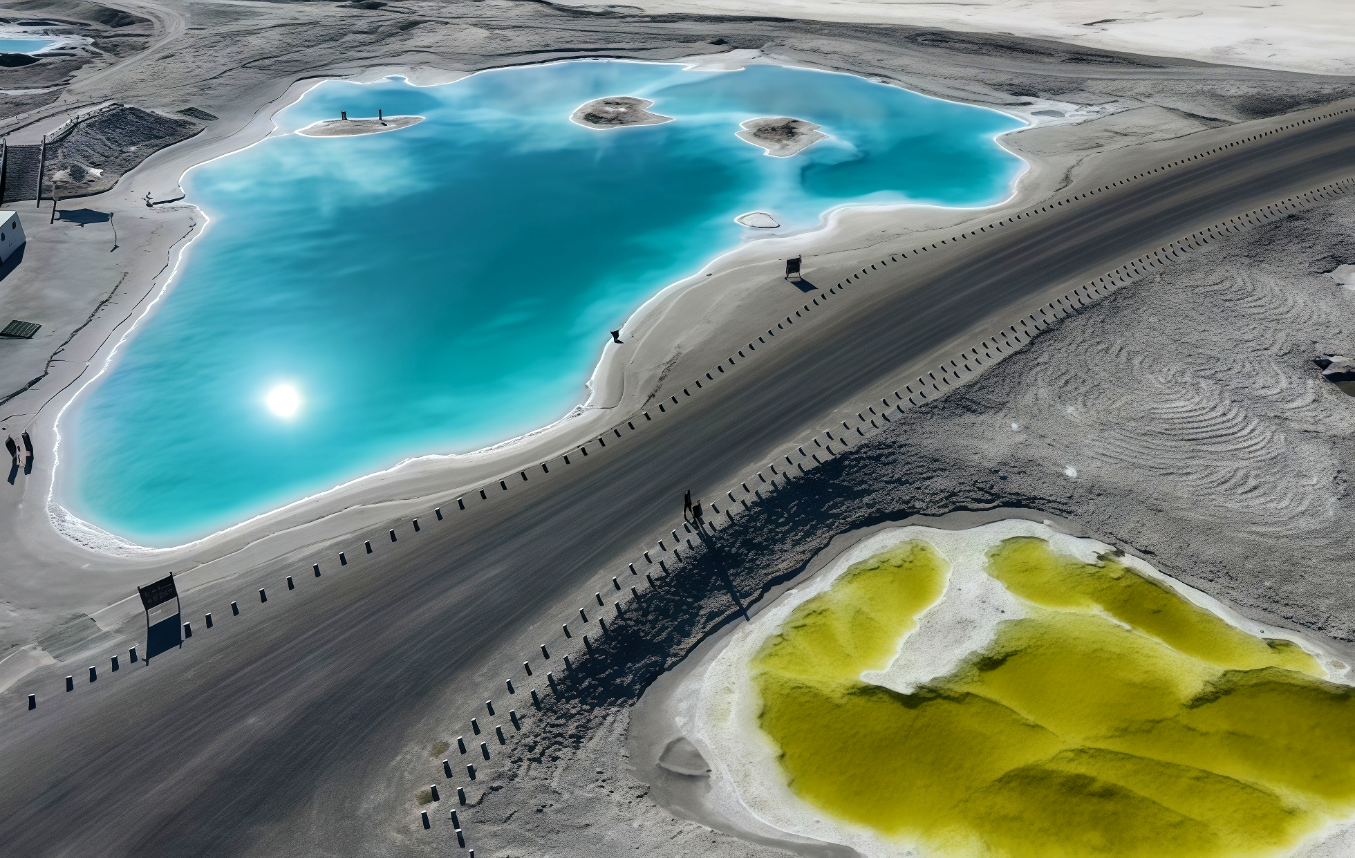 Dachaidan Emerald Lake: A Journey to a Natural Palette Spilled Across the Gobi Desert