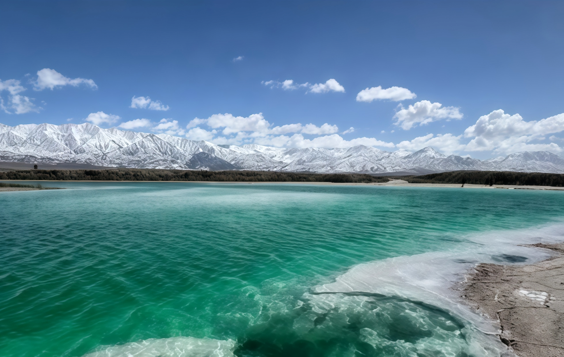 Dachaidan Emerald Lake: A Journey to a Natural Palette Spilled Across the Gobi Desert-2
