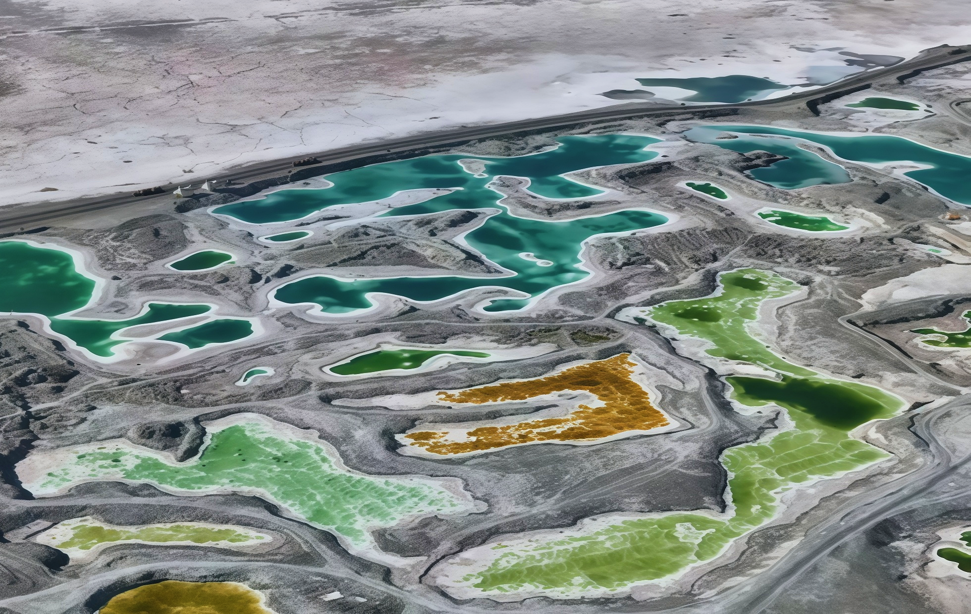 Dachaidan Emerald Lake: A Journey to a Natural Palette Spilled Across the Gobi Desert-4