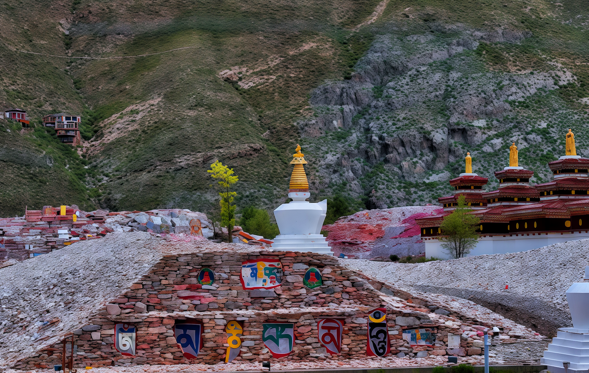 Синьчжай Цзяна Оригинальное название: Mani Stone: A Miracle of Faith Built from 2.5 Billion Stones