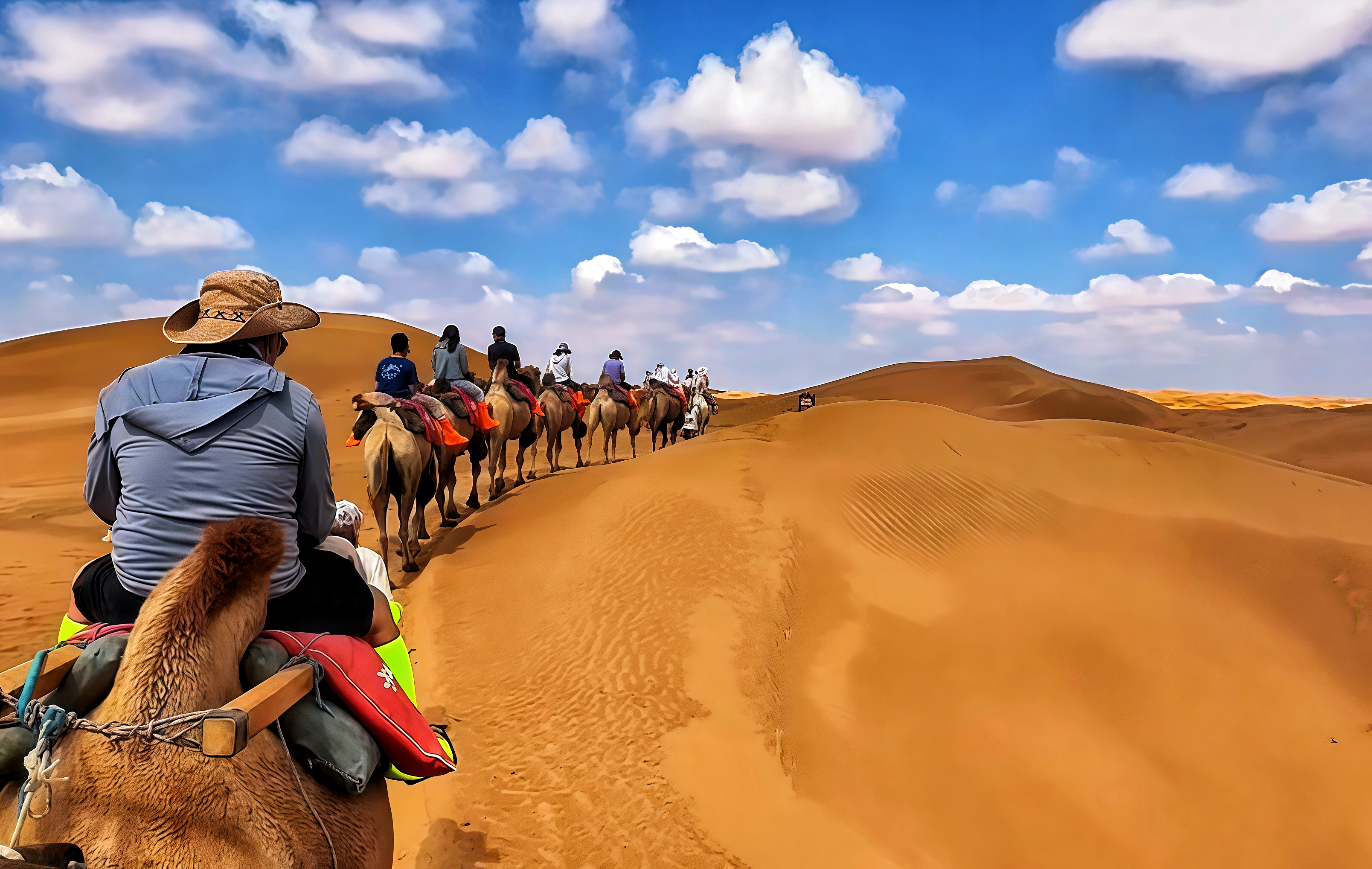 Shapotou: Eine Reise in die faszinierende Symbiose der Wüste und des Gelben Flusses