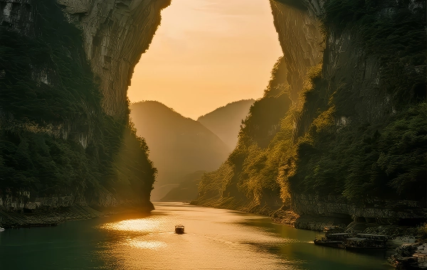 Смотровая площадка Wujiang Gallery: карстовый шедевр на «Стомильном галерее» реки Уцзян