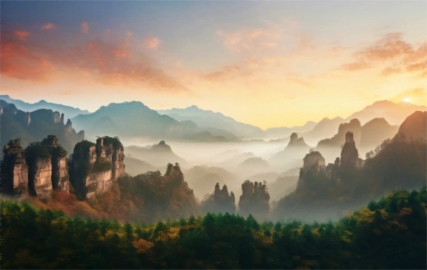 Walk Along Jinbian Creek: The Soul of Zhangjiajie’s Stunning Landscapes