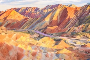 Zhangye Colorful Danxia